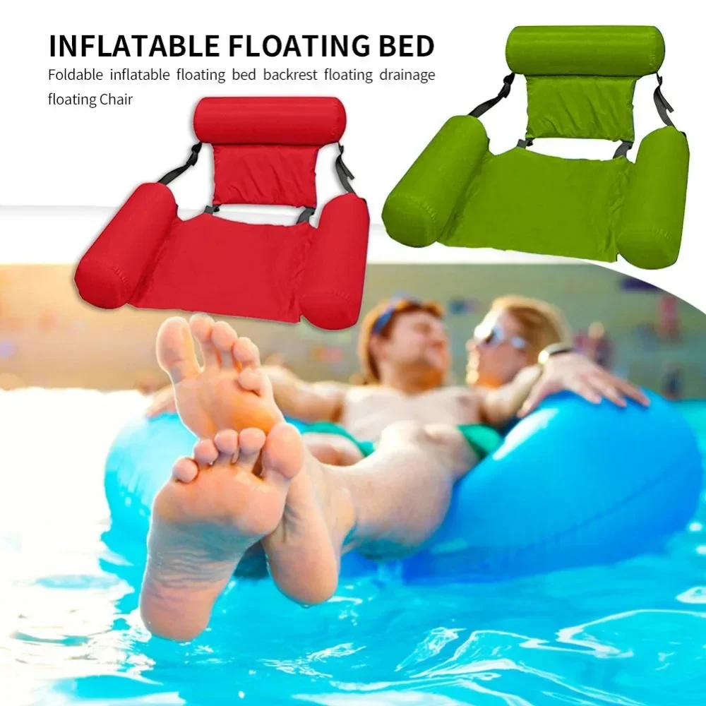 New Inflatable Mattresses Water Swimming Pool Accessories Hammock Lounge Chairs Pool Float Water Sports Toys Float Mat Pool Toys - Image 4